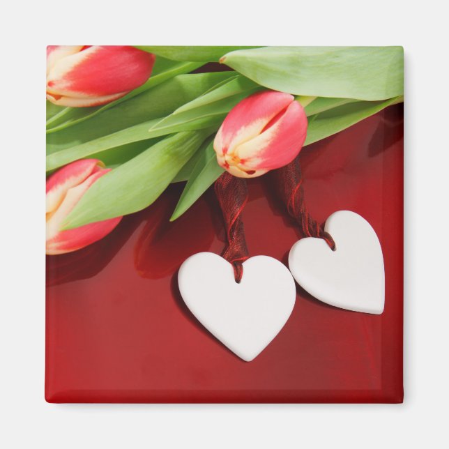Íman Tulips & Hearts (Frente)