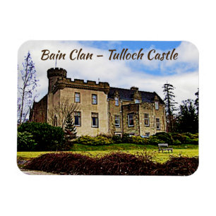 Íman Tulloch Castle de Bain Clan - Imagem Fotográfica 
