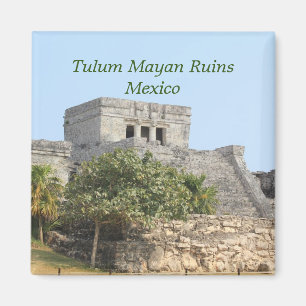 Íman Tulum Mayan Ruins, México Viagem Magnet