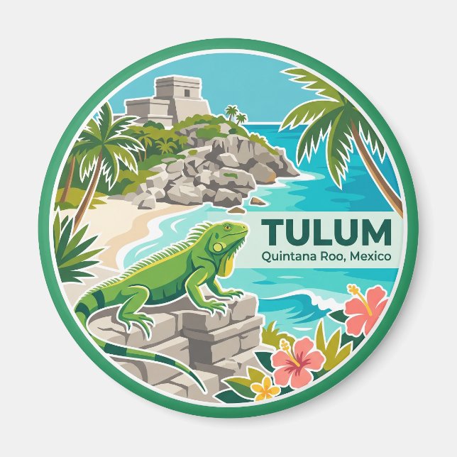 Íman Tulum México (Frente)