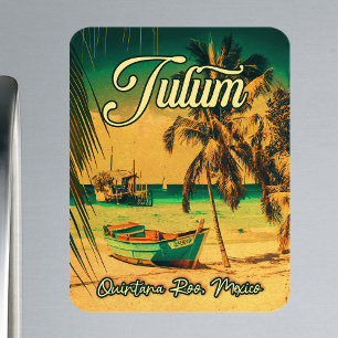 Íman Tulum Mexico Palm Tree Souvenir