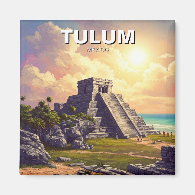 Íman Tulum Mexico Viagem (Frente)