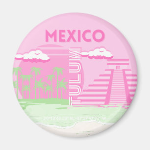 Íman Tulum, México, Viagem, Arte, Pré-Arte, Rosa