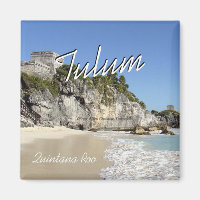 Tulum Quintana Roo México Viagem Fotografia Magnet