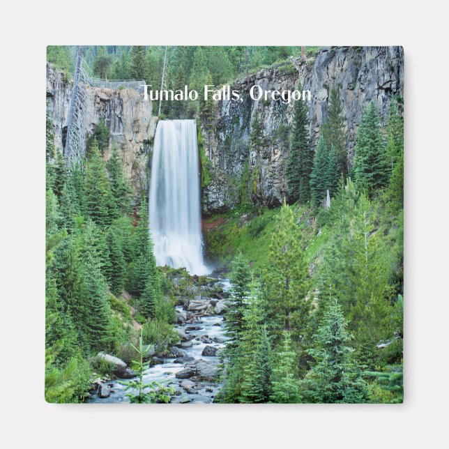 Íman Tumalo Falls, fotografia cênica do Oregon (Frente)