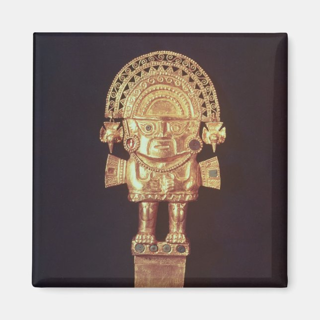 Íman Tumi ou faca cerimonial em forma de Nayabajur (Frente)