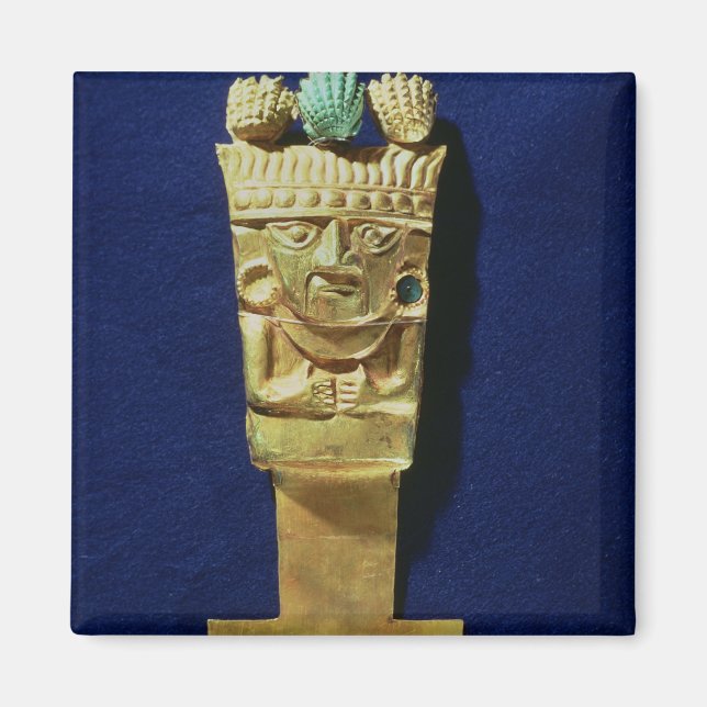 Íman Tumi ou faca cerimonial sob a forma de (Frente)