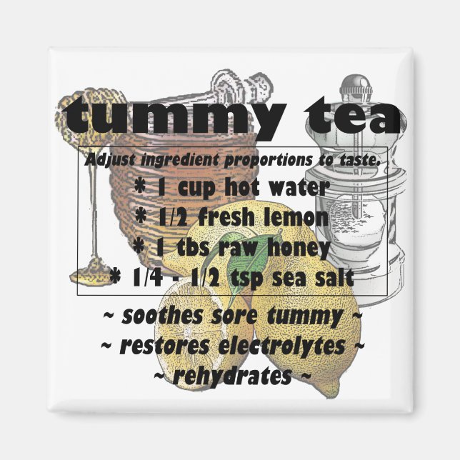 Íman Tummy Tea (Frente)
