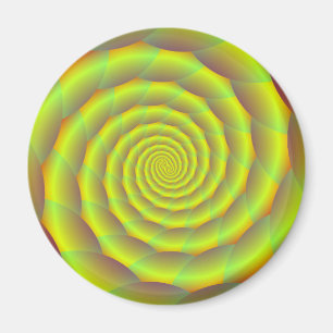 Íman Túnel amarelo Coiled da corda do ímã