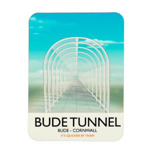 Íman Túnel de Bude, poster de viagens da paródia de