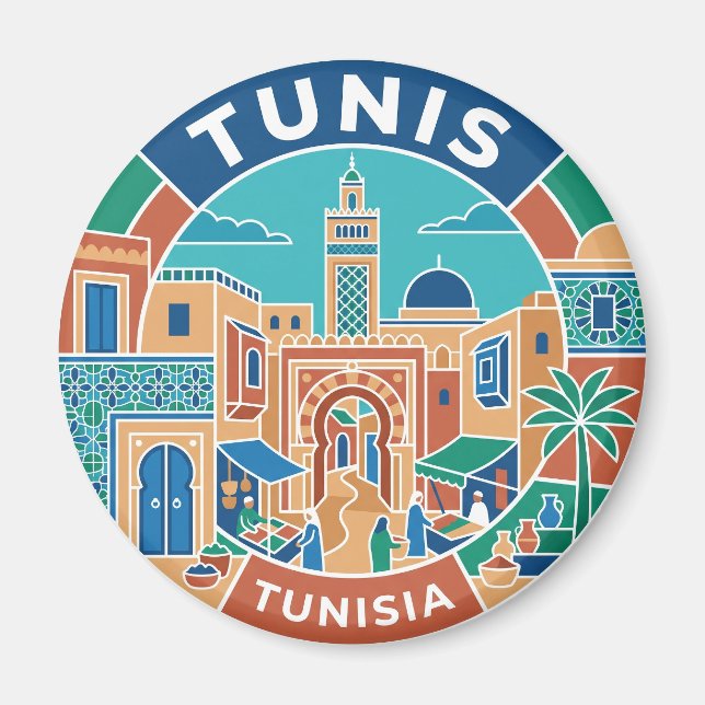 Íman Túnis Medina Tunísia (Frente)