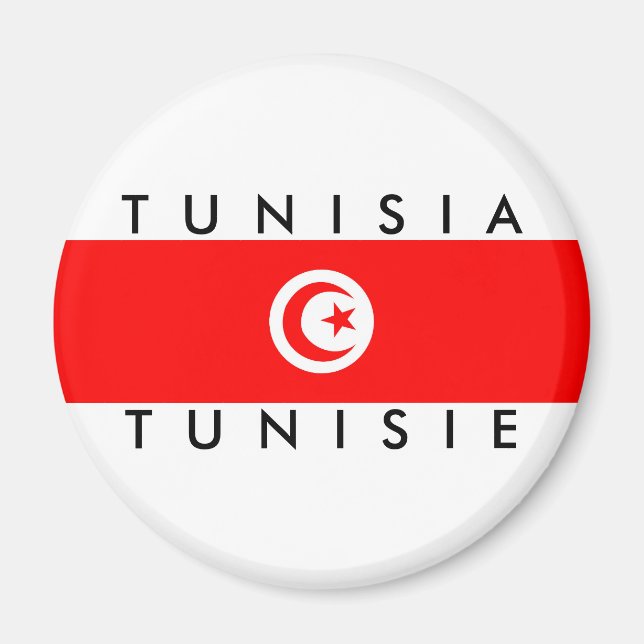 Íman tunisia país nome do sinalizador nome texto símbol (Frente)
