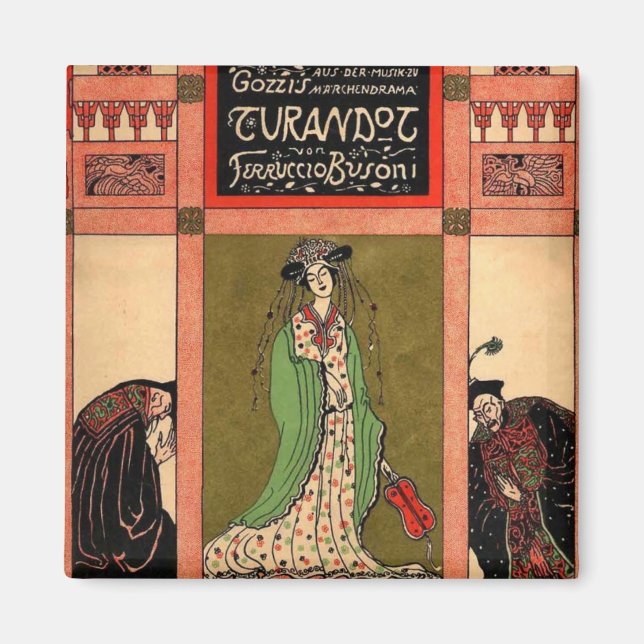 Íman Turandot, uma Ópera de Puccini (Frente)