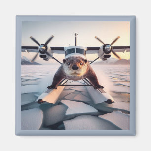 Íman Turbo Prop Twin Engine Float Plane Bush Canadá