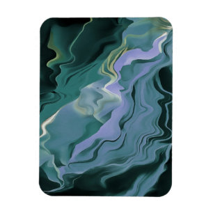 Íman Turbulência Azul - Arte Abstrato