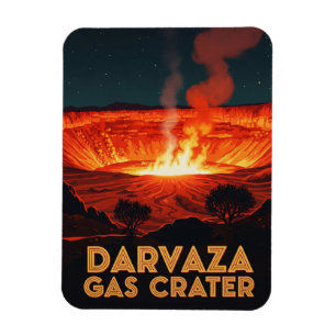Íman Turcomenistão Darvaza Gas Crater Viagem