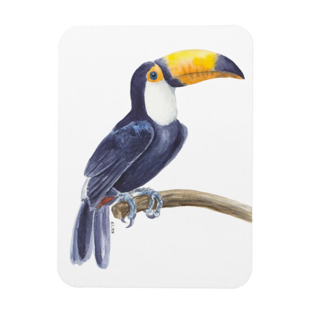Íman Turiano, pássaro tropical (Vertical)