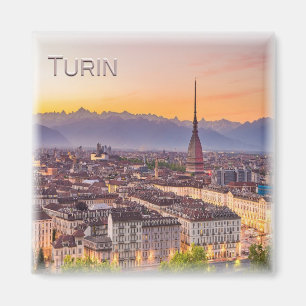 Íman Turim ao pôr do sol - Piemonte -