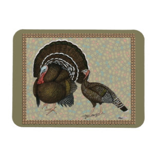 Íman Turkeys Standard Bronze Portrait