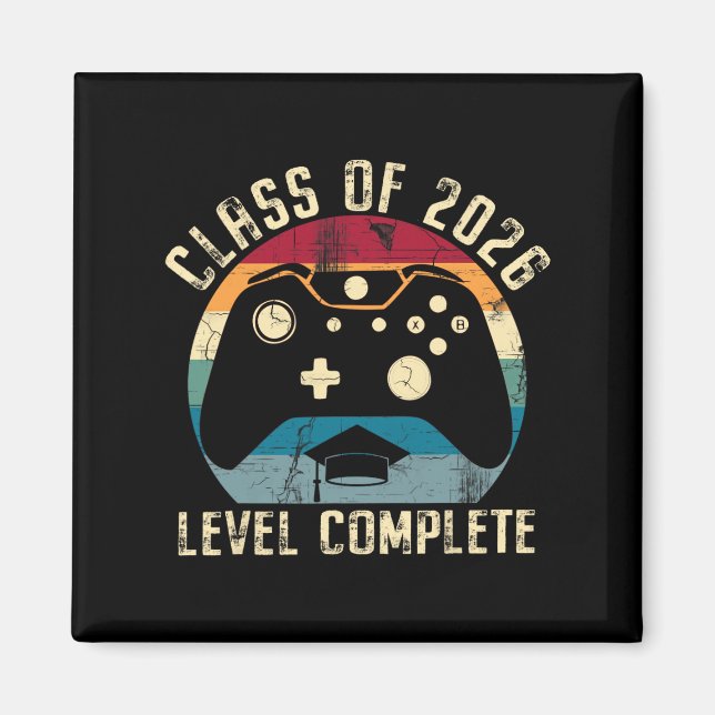 Íman Turma De 2026 Nível Completo Vídeo Gamer Formando  (Frente)