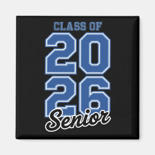 Íman Turma De 2026 Senior Blue Graduação Graduado