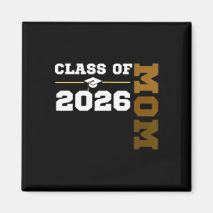 Íman Turma De 2026 Senior Cl Graduada Orgulhosa Mãe Cor
