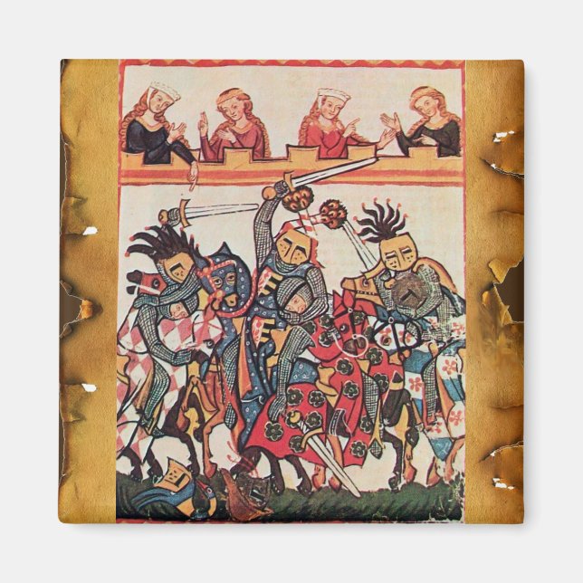 ÍMAN TURNAÇÃO MEDIEVAL, LUTA CONTRA KNIGHTS E DAMSELS (Frente)