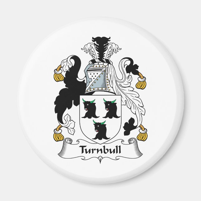 Íman Turnbull Family Crest (Frente)