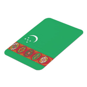 Íman Turquemenistão - Bandeira -