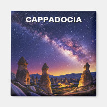 Turquia Cappadocia Noite Magnet