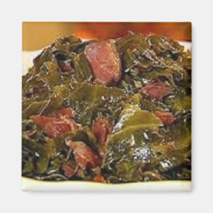 Íman Turquia fumada Collard Greens