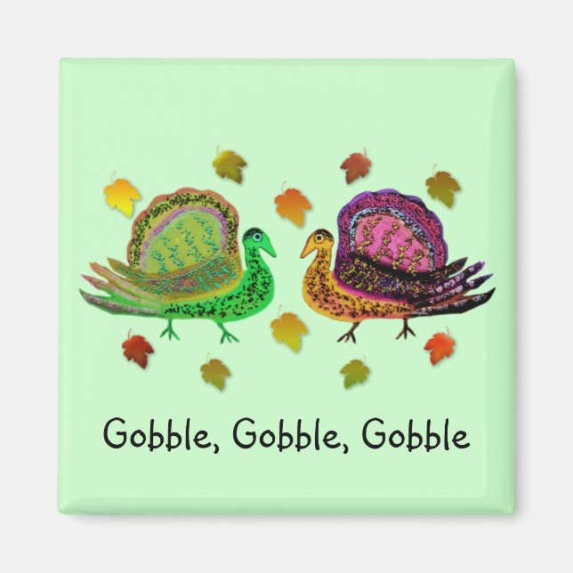 Íman Turquia no outono deixa ímãs (Frente)