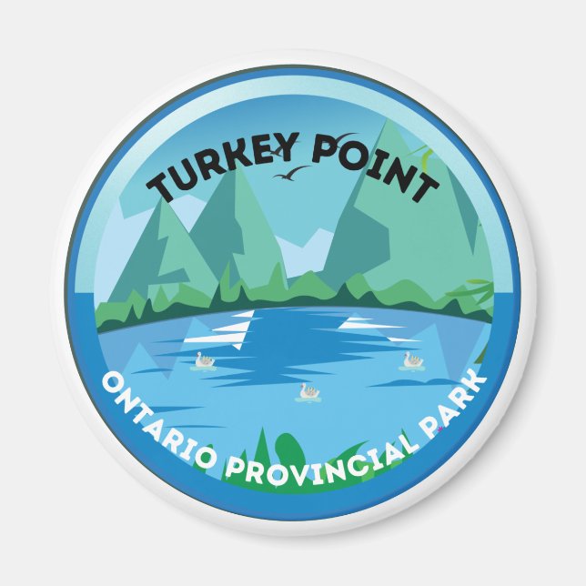 Íman Turquia Ponto Ontário Parque Provincial Magnet (Frente)