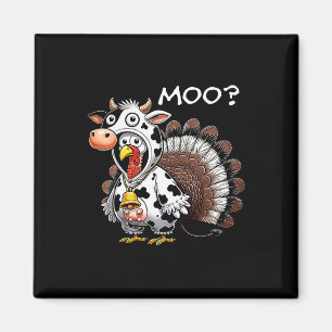 Íman Turquia Vaca Engraçada Turquia Vaca Moo Homens de