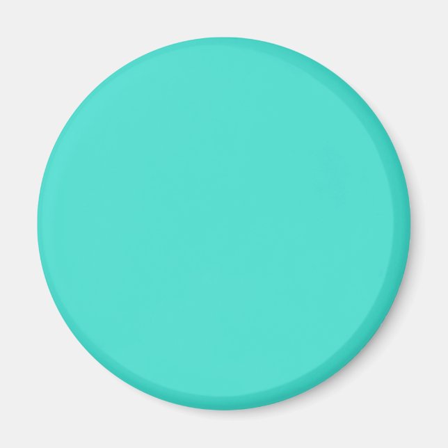 Íman Turquoise Blue Green 40E0D0 - Opção para adicionar (Frente)