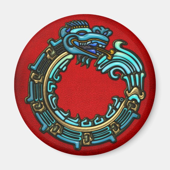 Íman Turquoise Quetzalcoatl (Frente)