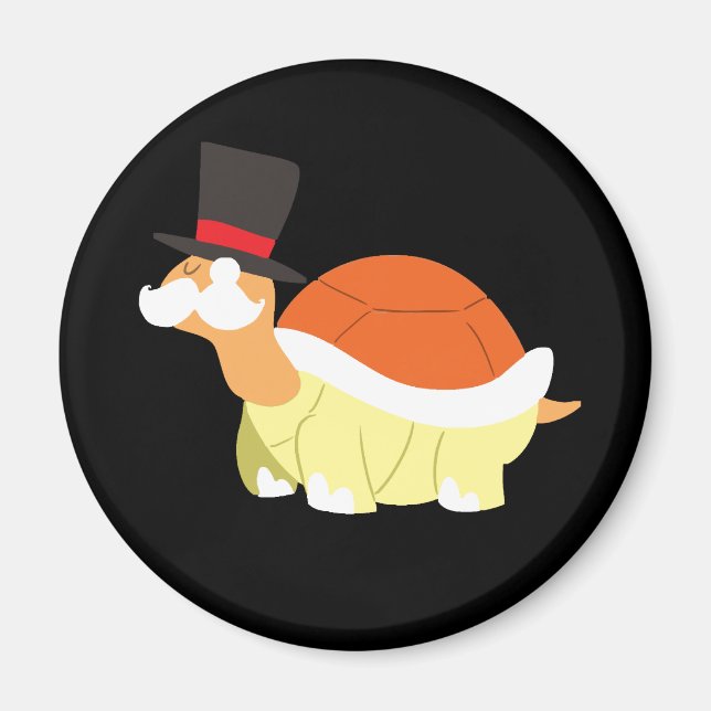 Íman Turtle do bigode (Frente)