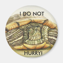 Íman Turtle I Do Not Hurry Magnet