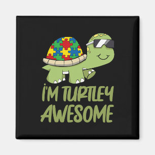 Íman Turtle Incrível Autismo Quebra-cabeça