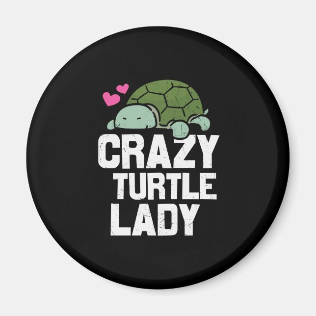 Íman Turtle Lover | Tartaruga Louca (Frente)