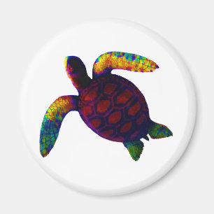 Íman Turtle Red O MUSEUM Zazzle Dons