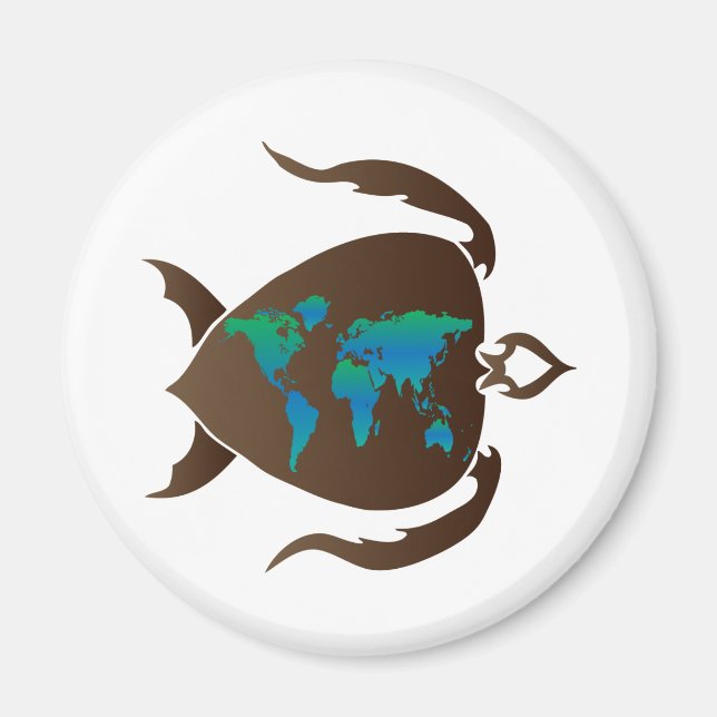 Íman Turtle world (Frente)
