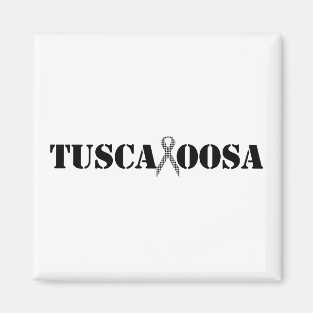 Íman Tuscaloosa com Faixa de Suporte da Houndstooth (Frente)