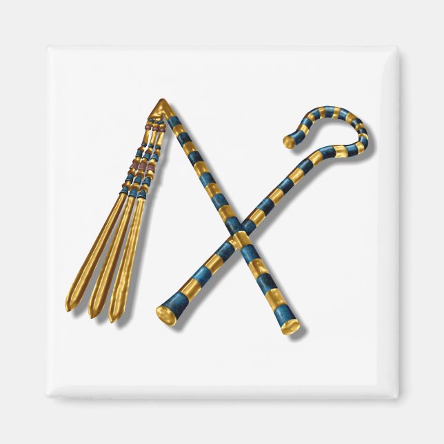Íman Tutankhamun's Flail and Crook (Frente)
