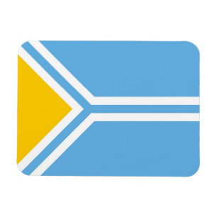 Íman Tuva bandeira étnica tuviniana siberia