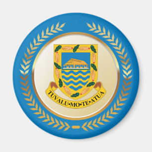Íman Tuvalu Casaco de Armas