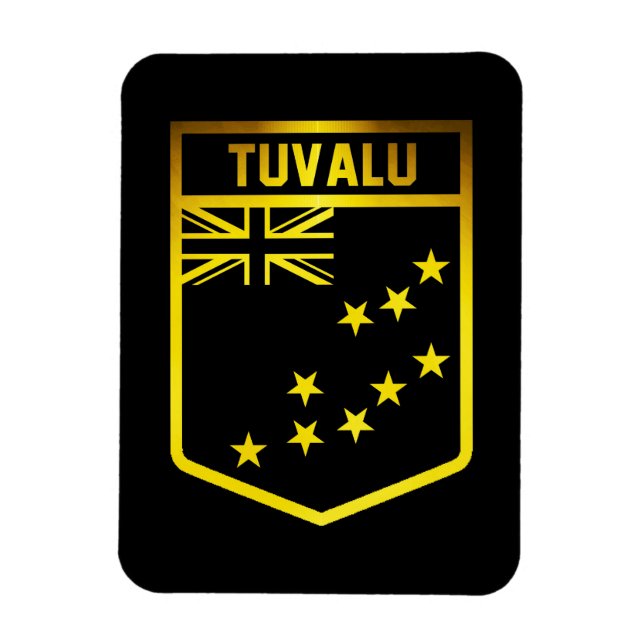Íman Tuvalu Emblem (Vertical)