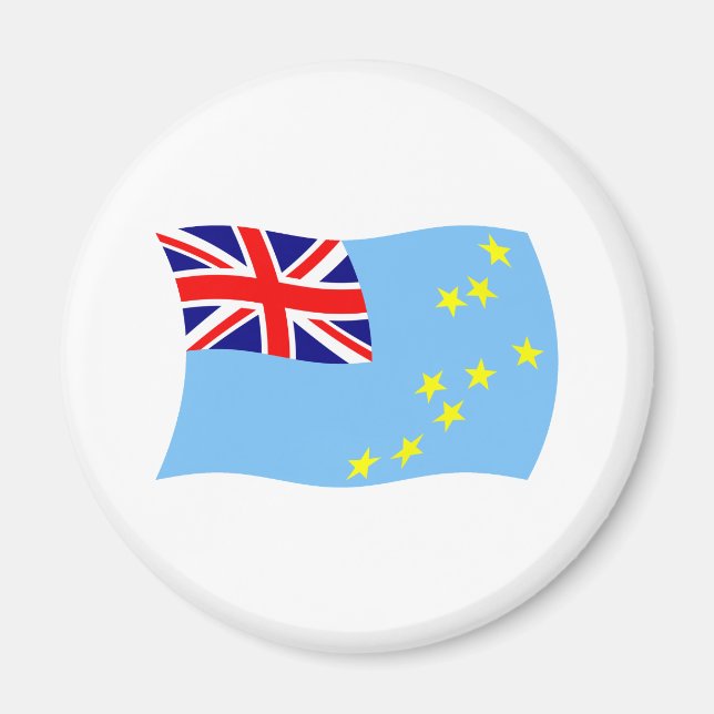Íman Tuvalu Flag Magnet (Frente)