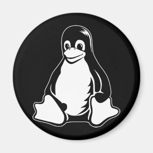 Íman Tux Penguin - (Linux, Open Source, Copyleft, FSF)