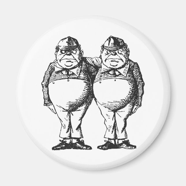 Íman Tweedledum & Tweedledee (Frente)
